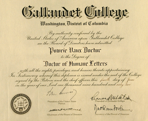 Powrie Doctor Diploma