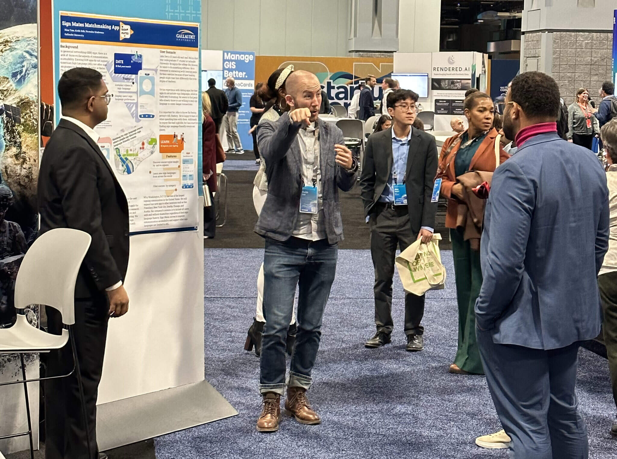 Students present at Esri Federal GIS Conference | Academic Affairs ...