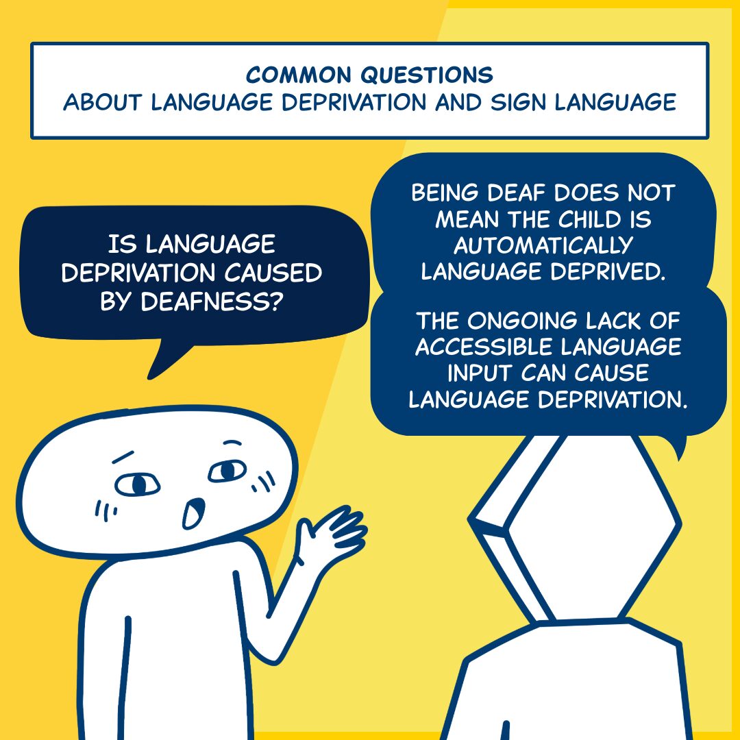 Common Questions about language deprivation and sign language