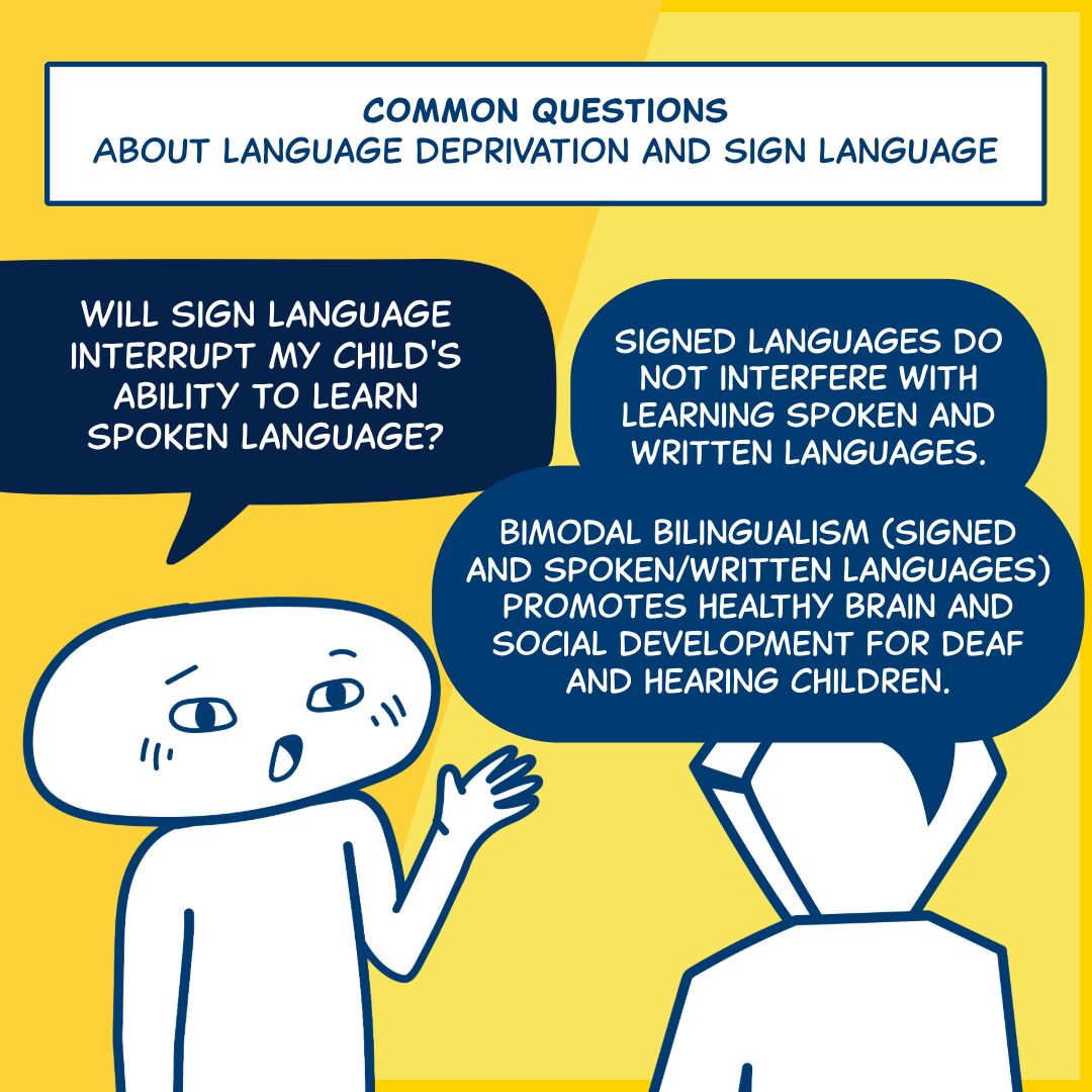 Common Questions about language deprivation and sign language