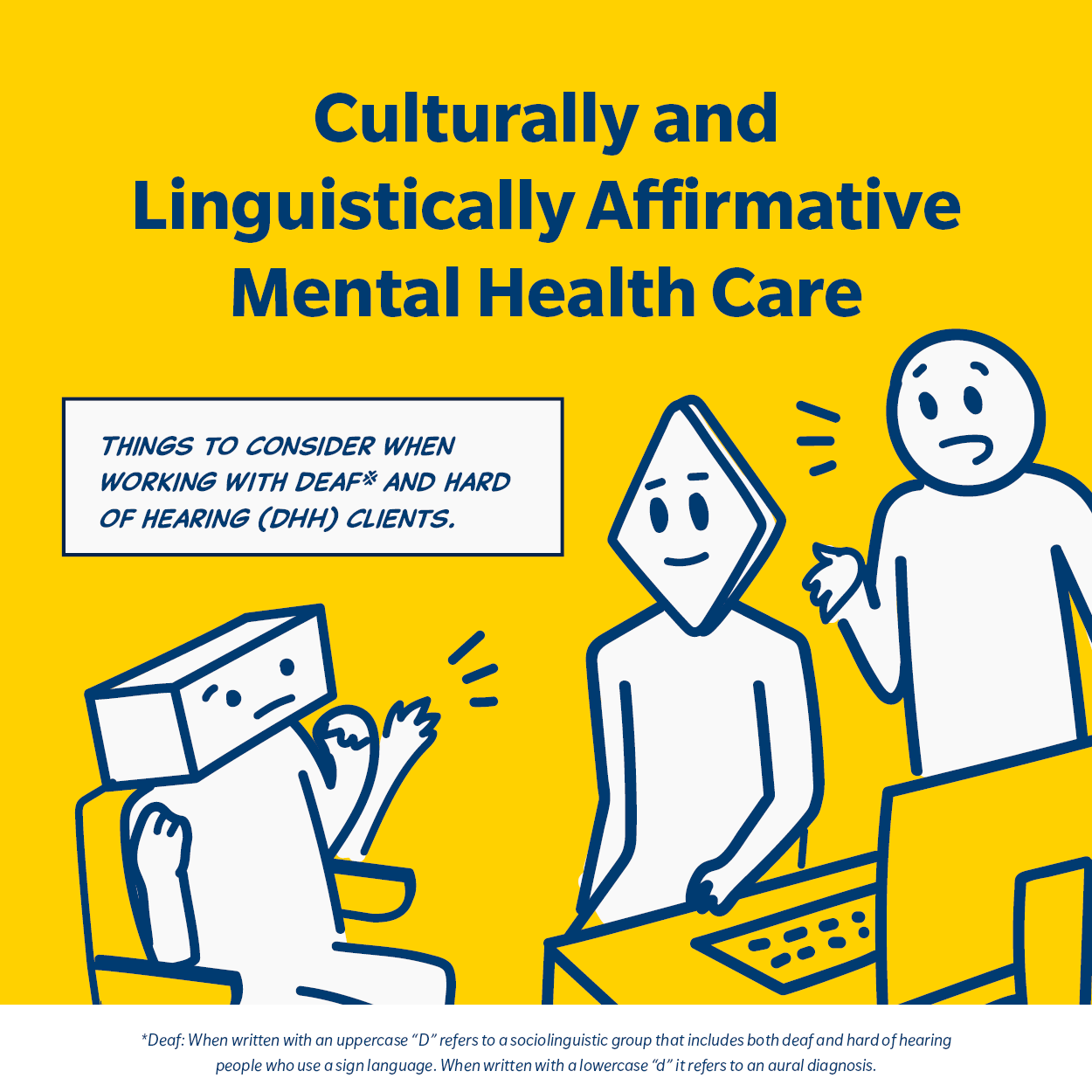 Culturally and Linguistically Affirmative mental health care.