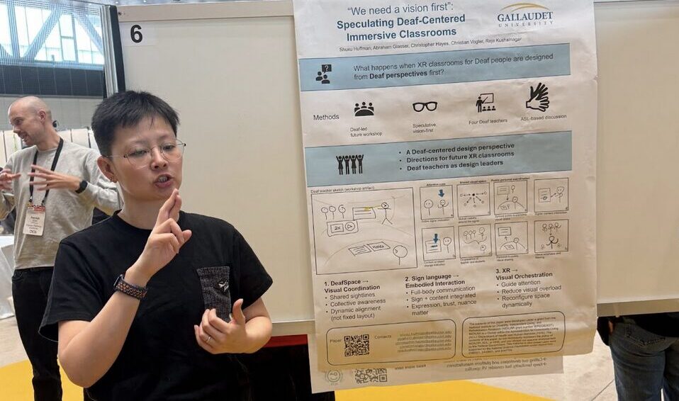 Gallaudet brings Deaf-centered human-computer interaction research to CHI 2026 in Barcelona