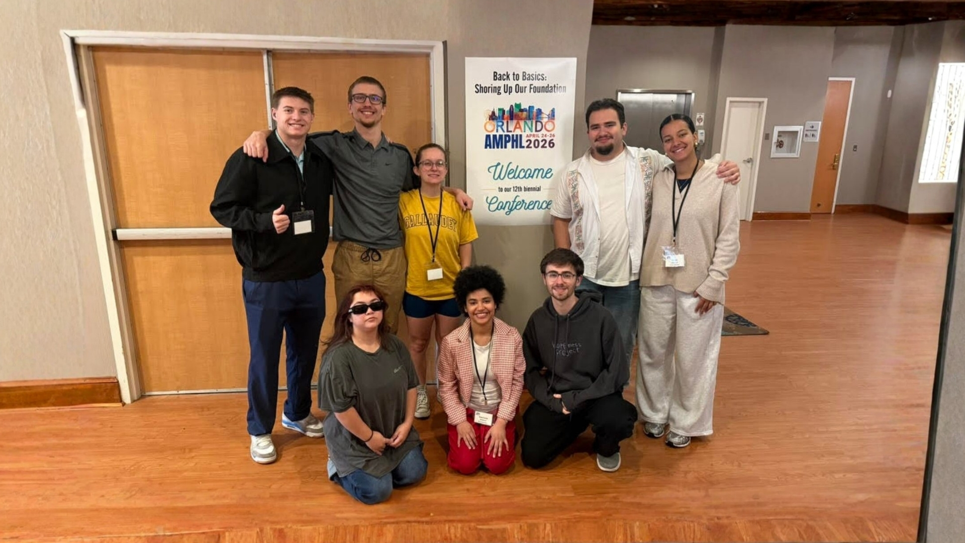 Students build connections at Deaf-led healthcare conference