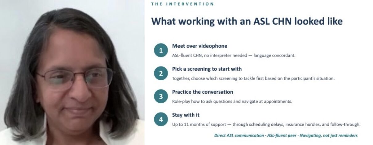 NIH webinar series kicks off with Dr. Poorna Kushalnagar promoting cancer screenings
